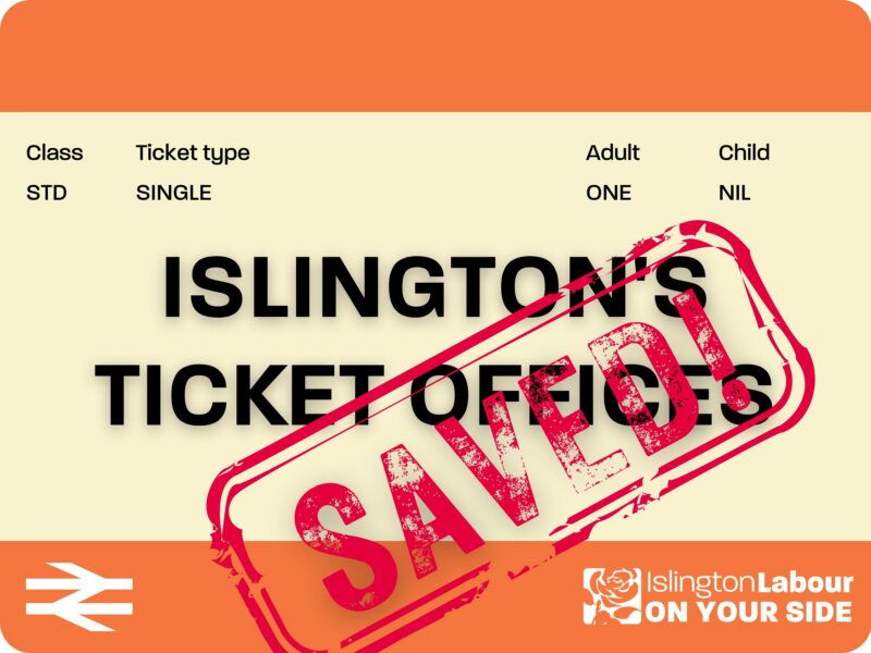 Train ticket. 