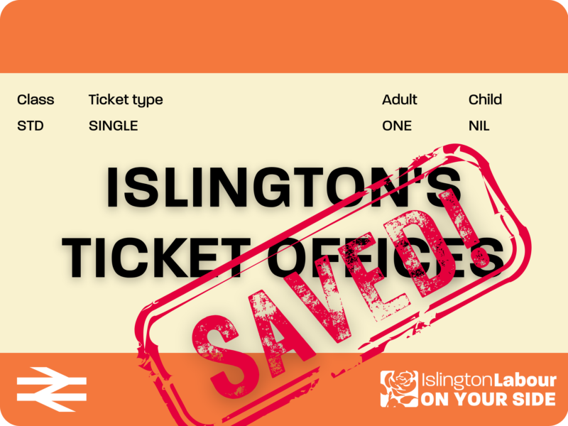 Train ticket. 