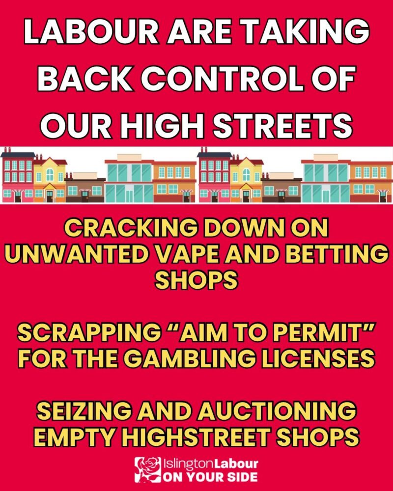 Labour is taking back control of our highstreets